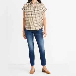 Madewell The Maternity Side-Panel Slim Boyjean: Adjustable Edition
